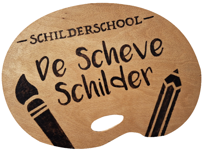 Scheve Schilder Sign